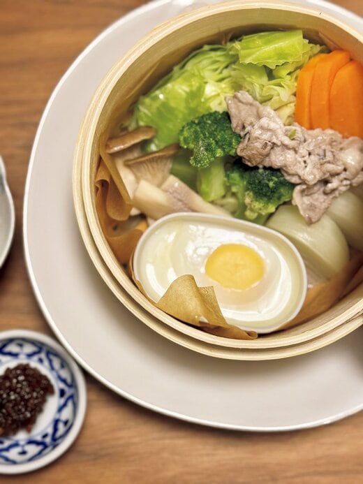 せいろに盛られた料理