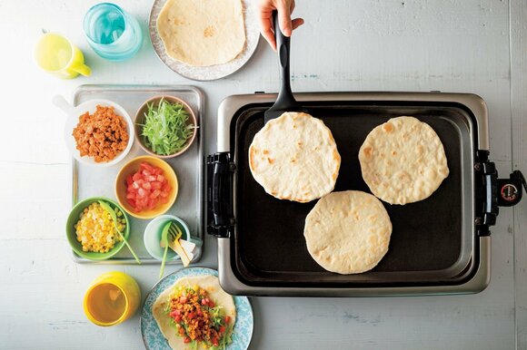 ホットプレートタコス