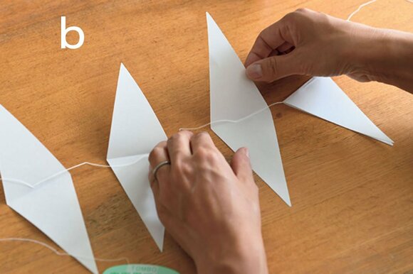 スティックのりまたはテープのりを使うと、きれいに仕上がる