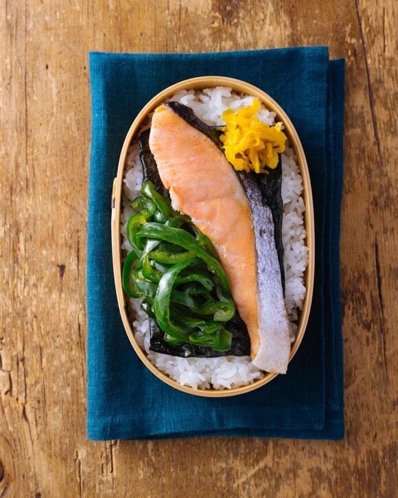 のり鮭弁当