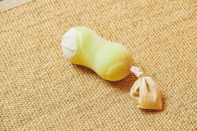 手づくりのストレッチグッズ