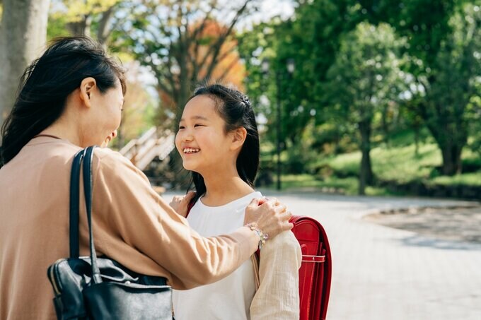 中学受験する親子のイメージ画像