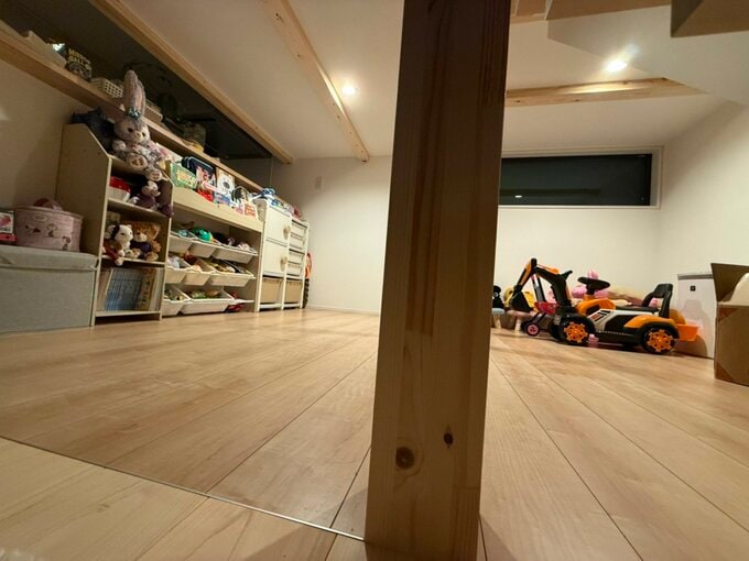 スキップフロア下の空間