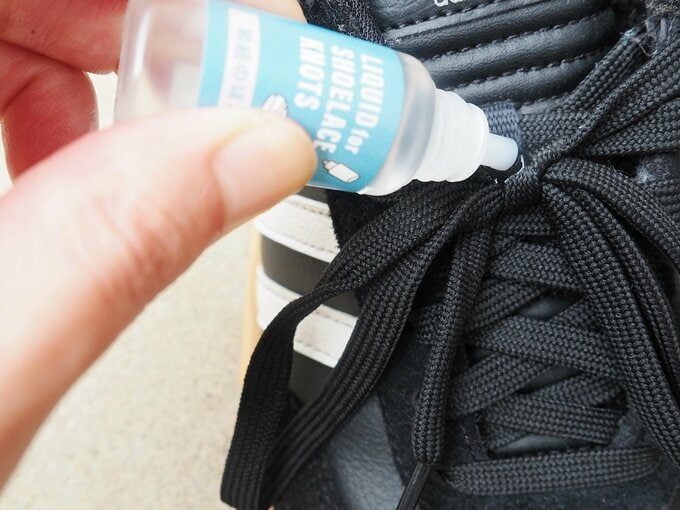 靴紐のほどけ止め液