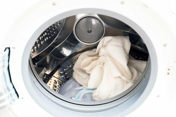 洗濯機の中