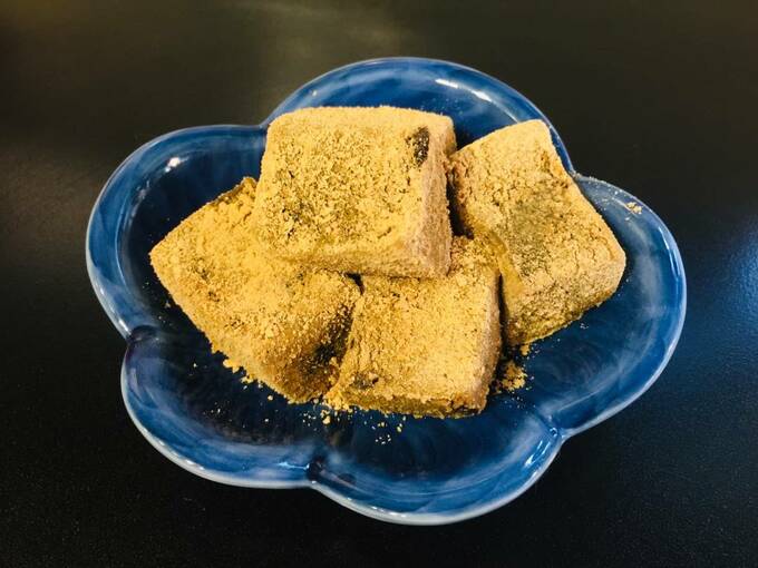 激安コーヒーゼリーが上品な黒糖わらび餅風に