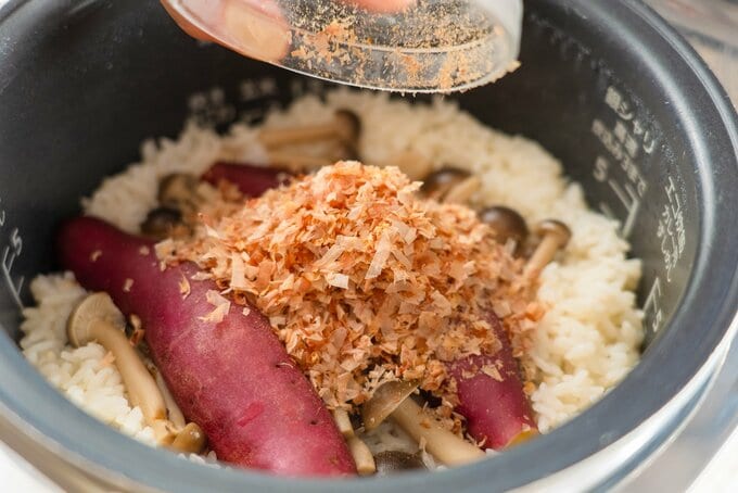 かつお節入れる