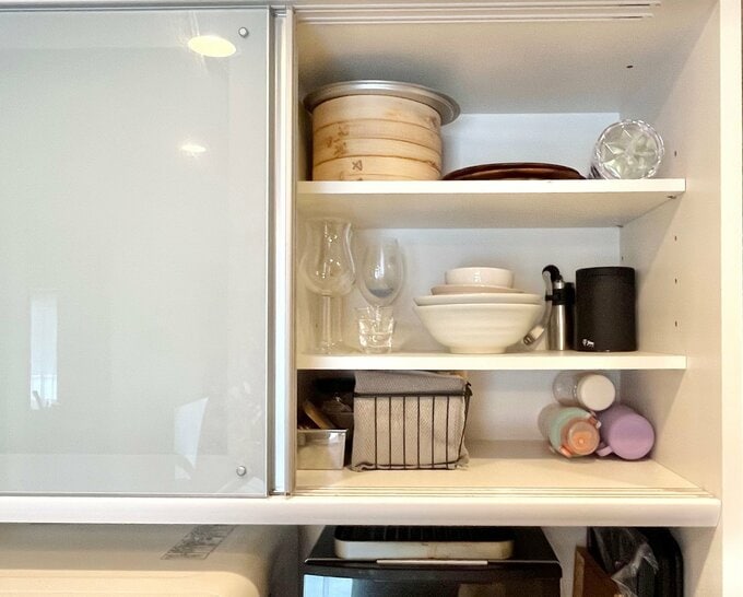 調理器具とカトラリー収納