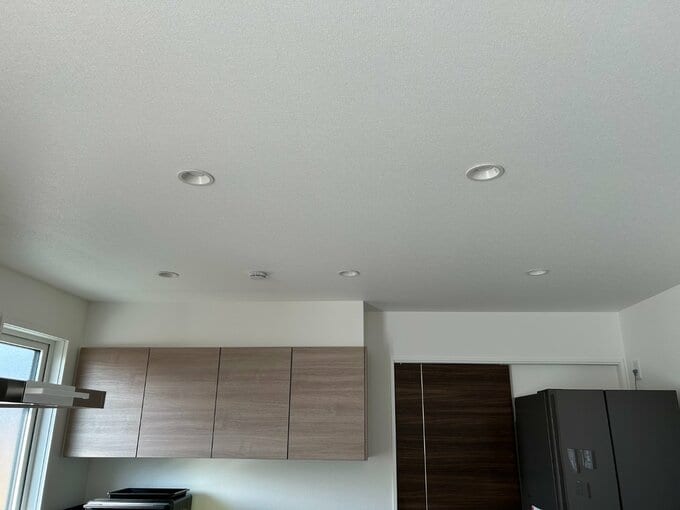 標準仕様のシンプルな照明