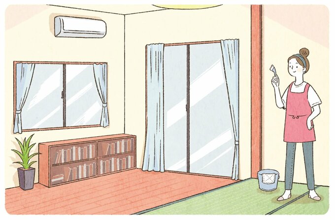 リビングイラスト