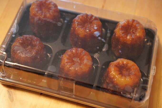 本格的なカヌレも1個約100円というコスパ!