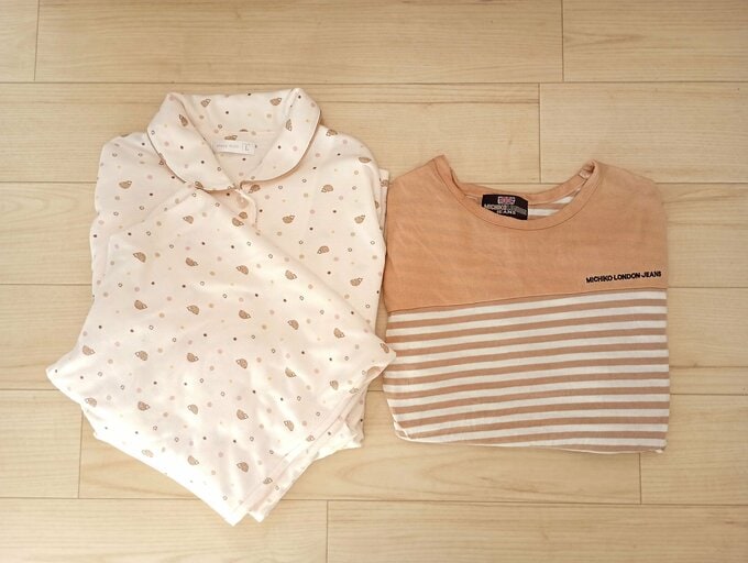 パジャマとカットソー