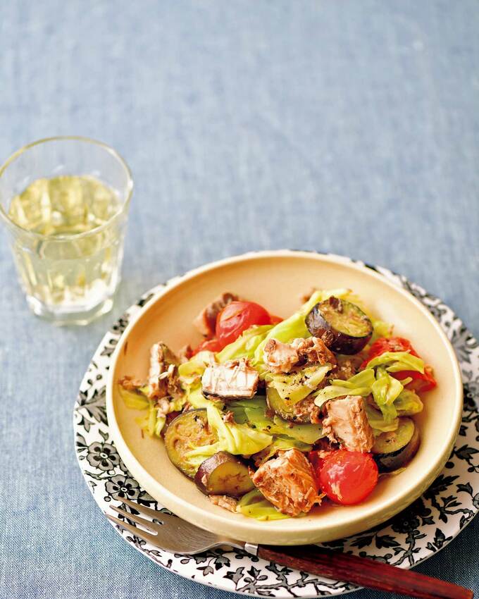 サバのアクアパッツァ風