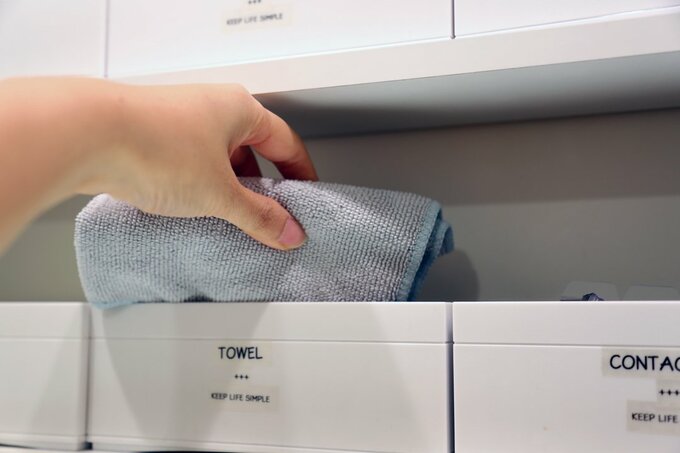 掃除に使うマイクロファイバークロス