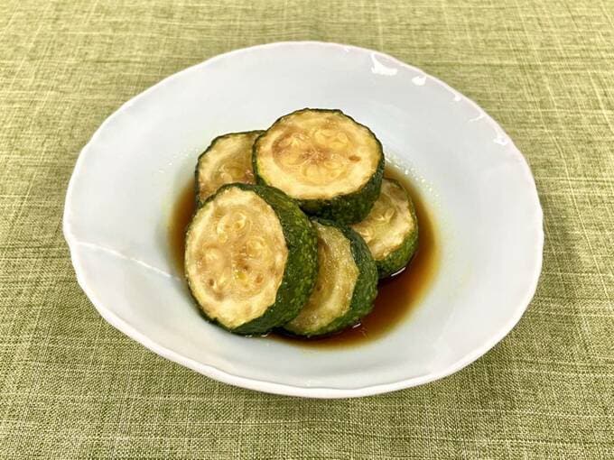 ズッキーニの揚げびたし