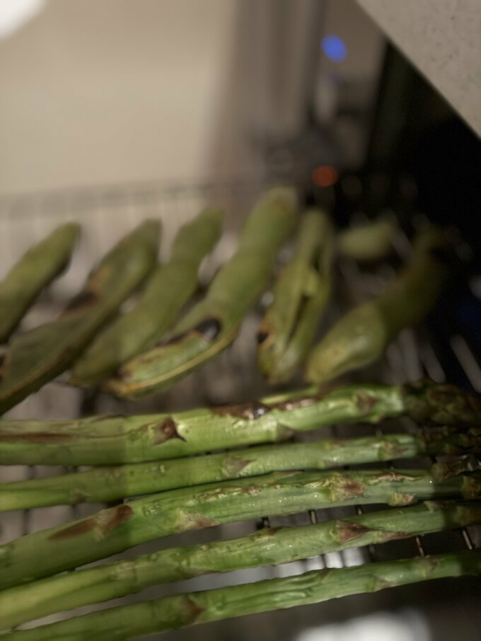 アスパラとソラマメ