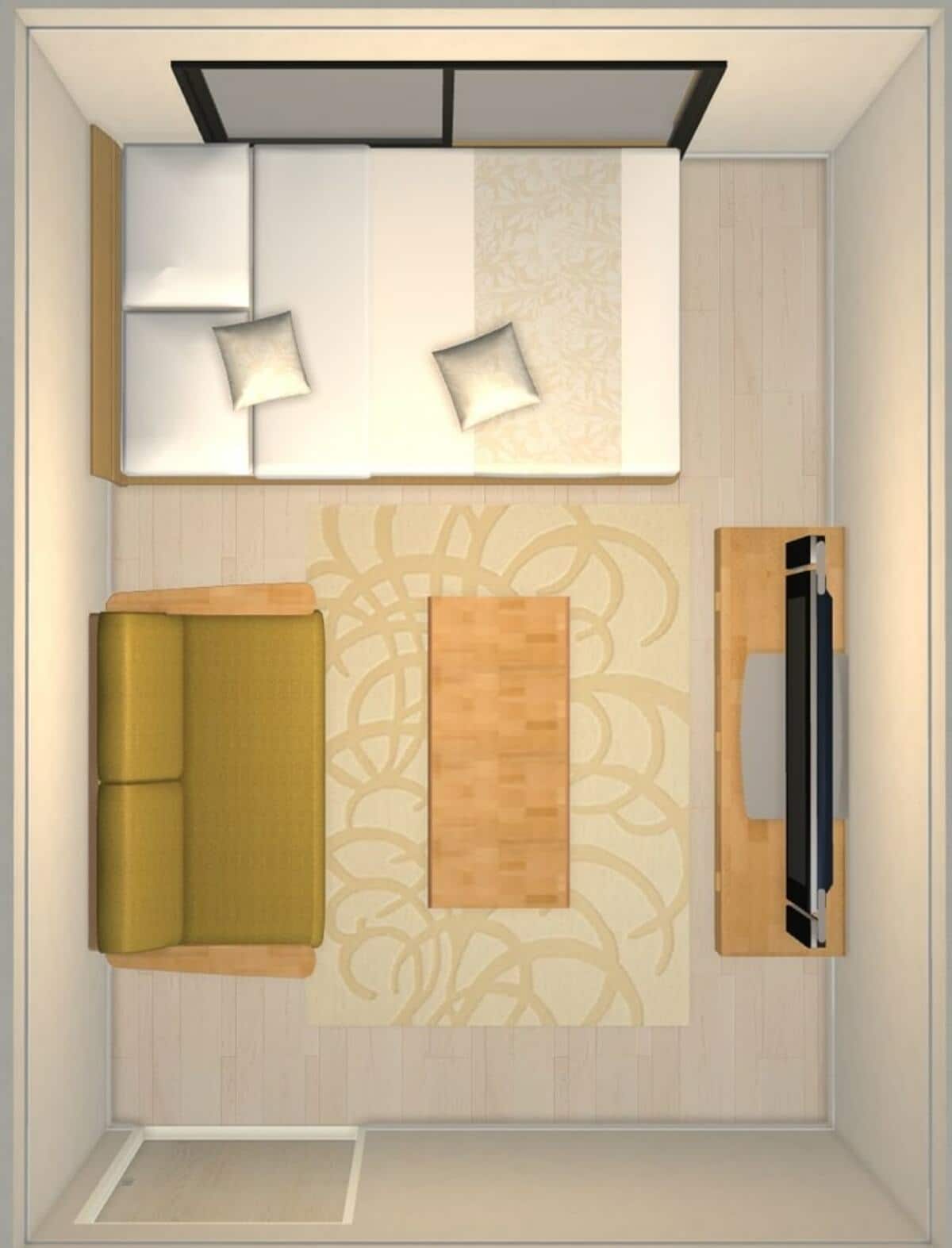 6畳の部屋に置けるベッドの大きさは?配置のポイントをプロが解説 | ESSEonline(エッセ オンライン)