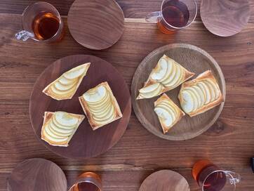 焼くだけアップルパイのレシピ。煮る必要がないから簡単