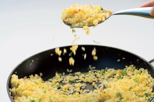 熱がまんべんなく行き渡り、パラパラに！