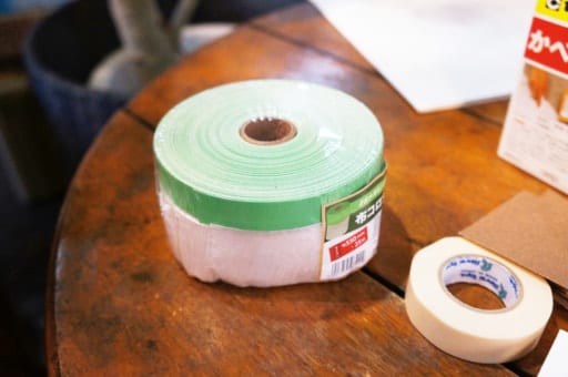 養生テープ、養生シート