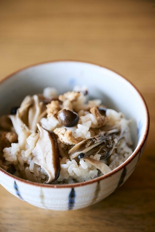 きのこ炊き込みご飯