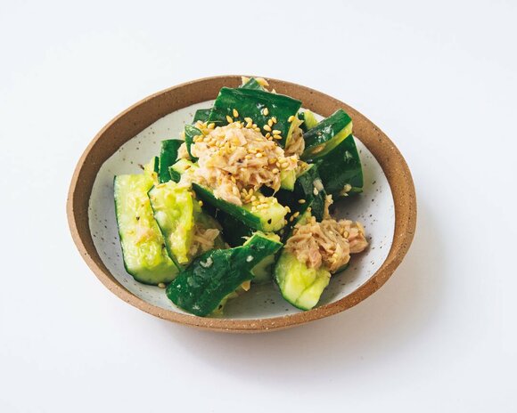 ツナとキュウリ