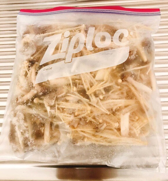 定番アイテムを冷凍