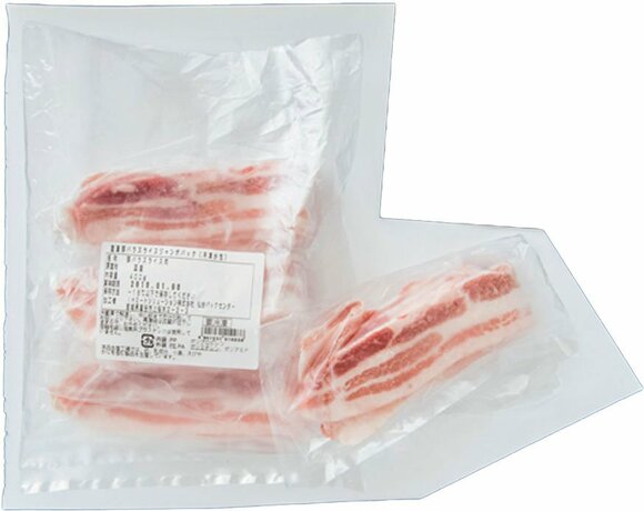 個包装で冷凍された肉