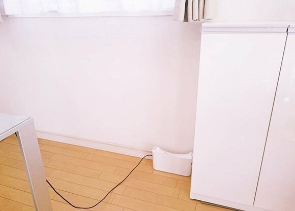 上に薄手の布をふわっとかければ見た目がスッキリ