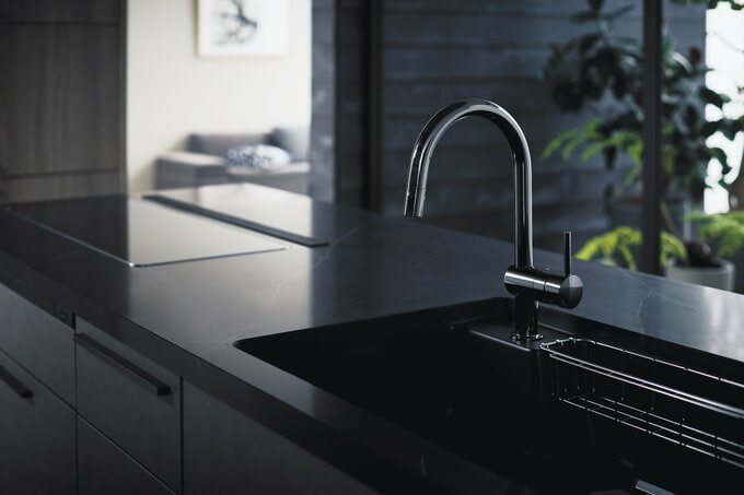 ブラックのシンク