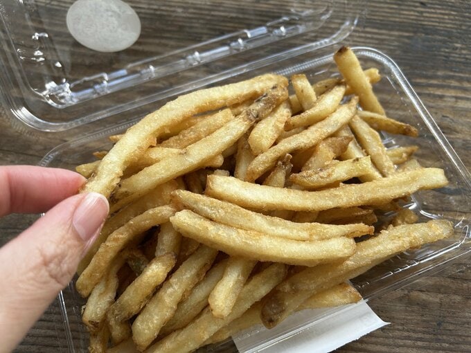 50回以上はリピートしているは「やみつきポテト」100g139円(税別)