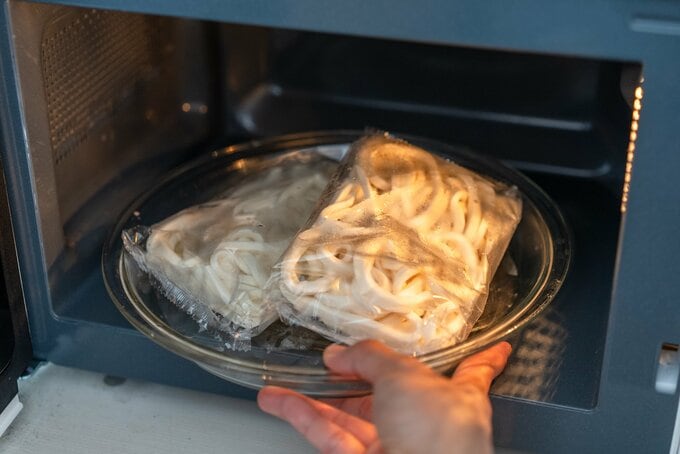 レンジで加熱