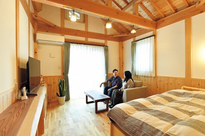 12.5畳の夫妻の寝室