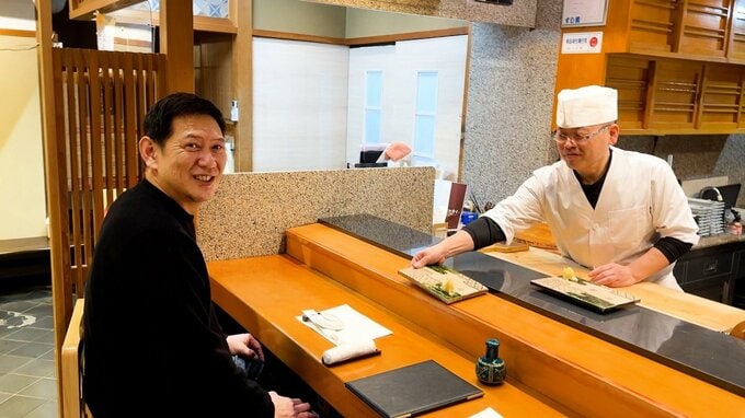 急遽 お父さんを高級寿司に連れて行きました【親孝行】