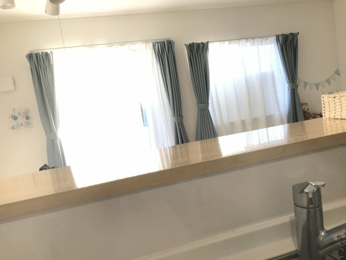 建売住宅の対面キッチン