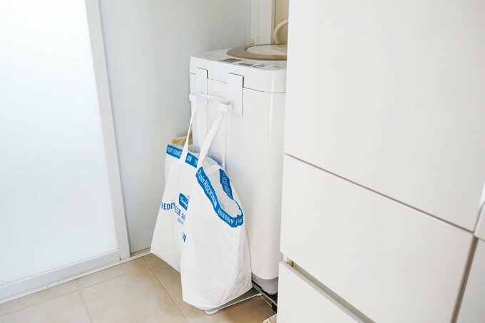 マグネットランドリーバスケットホルダー タワー 2個組