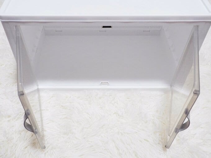 フタを開けた様子