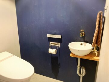 トイレを男前テイストの空間に。デザインのポイントとこだわったポイントと10年後のリアル