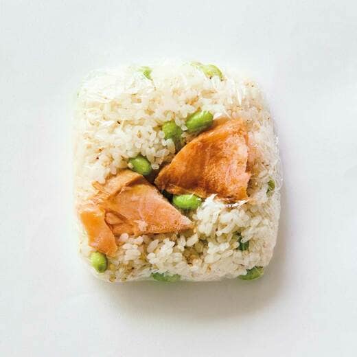 鮭＋枝豆の混ぜご飯
