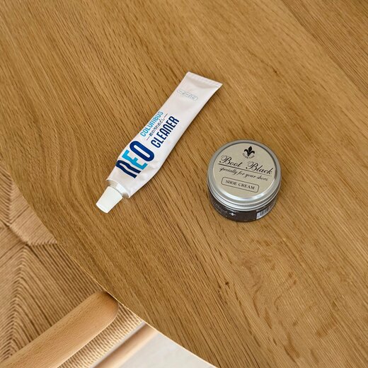 靴の手入れ用の素材