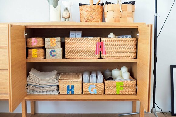 リビングのキャビネット