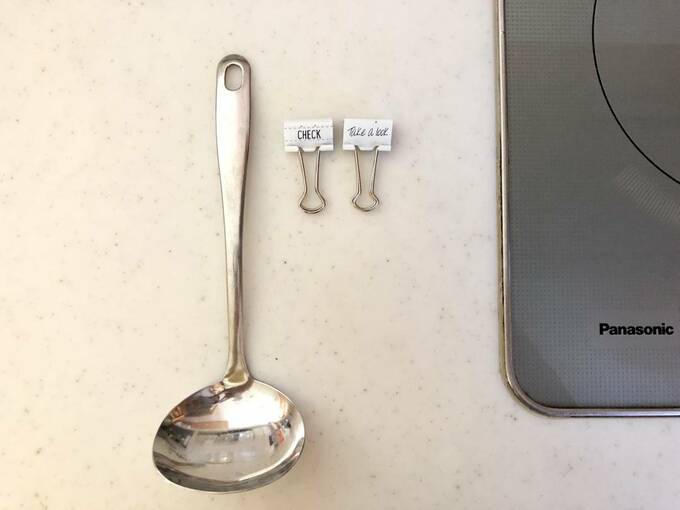クリップとおたま