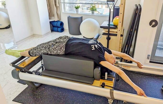 ピラティスをするはなさん