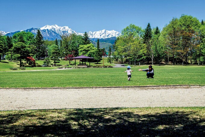 大町市の公園