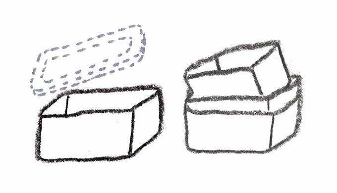 イラスト保存容器