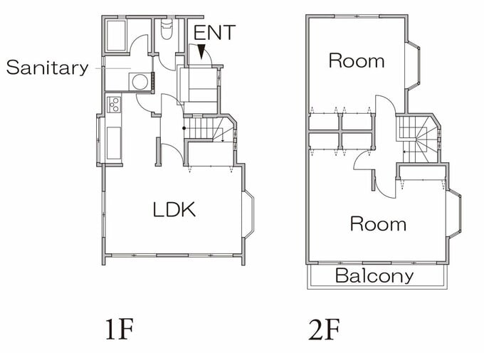 リノベーション前の間取り