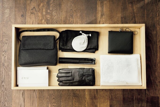 入院セットと法事セットは、それぞれ専用の引き出しに用意しておく