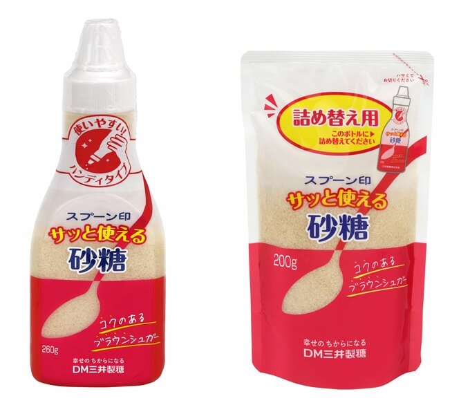「サッと使える砂糖ボトル」とつめ替え用