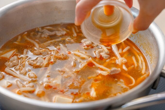 麻辣湯 味の整え