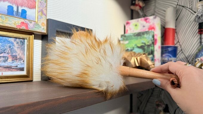 ホコリ掃除の様子